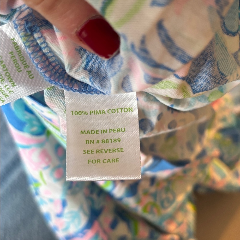 Lilly Pulitzer Strapless Paisley Cotton Romper - Picture 4 of 4